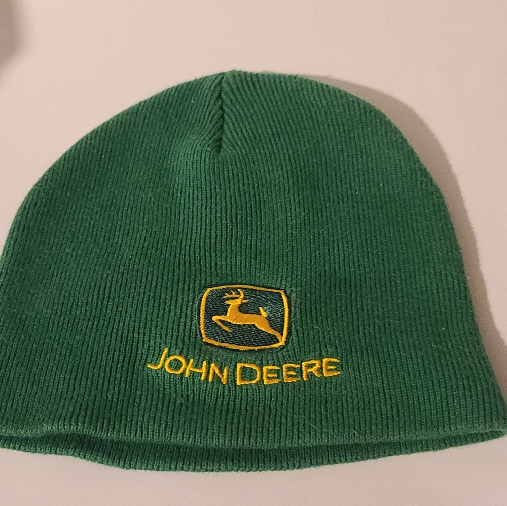 John Deere Green Beanie One Size